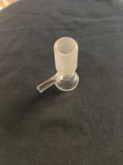 18mm Male Clear Martini Glass Slide w/ Handle