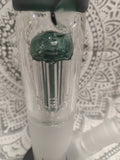 13" Waterpipe | Straight Tube Style | Tree Perc | Frosted Design
