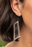 The Final Cut - black-Paparazzi Earrings