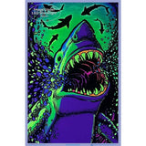 Shark Attack Blacklight Poster-23"x35"