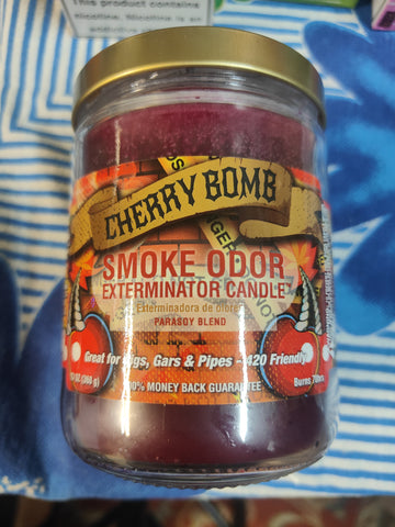 Smoke Odor Eliminator Candle 13oz -Cherry Bomb