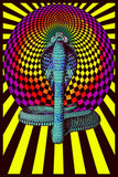 Spellbound Cobra Non Flocked Blacklight Poster-24"x36" -UV Wall Decor