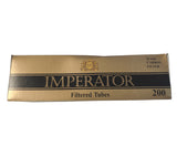 Imperator | Black Filtered Tubes | 200 count | 20mm carbon filter