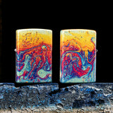 Zippo Magma Fusion 540 Tumbled Brass Windproof Lighter