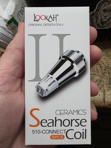 5PCS Seahorse Coil Ⅱ Replacement - Double Ceramic Rod Coils