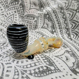 Black/White & Fumed Sherlock Pipe )