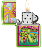 Zippo Spotted Mushrooms Design Lurid Windproof Lighter
