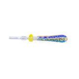 Nectar I/O Straw with 10MM Tip-Muticolored Squiggles-V1060N