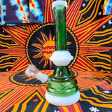 9.5" Beaker Rig Green Dome and Nail
