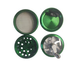 2.5 Inch Green 4 Layer Grinder With Handle