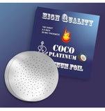 Hookah Foil with Holes, Aluminum Foils Pre-Punched, Heavy Duty Aluminum Foil Cover for Hookah Bowl Accessories (100 Foil Sheets).