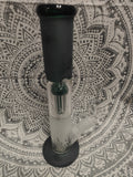 13" Waterpipe | Straight Tube Style | Tree Perc | Frosted Design