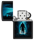Zippo Ultra Squatch Design Black Matte Windproof Lighter