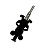 Silicone Mickey Nectar Collector W/Titanium Tip