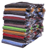 Authentic Artisanal Mexican Falsa Blanket--54" x 66"--Made in Mexico