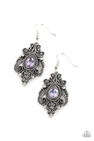 Palace Perfection - Purple-Paparazzi Earring
