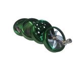 2.5 Inch Green 4 Layer Grinder With Handle