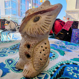 Owl Flute Statue