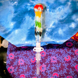 7" Rasta Fumed Nectar Collector