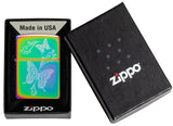 Zippo Butterfly Design Multi-Color       Windproof Lighter