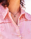 April Cornell Nostalgia Pink Sleeveless Blouse-Available in Small or Medium