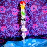 7" Rasta Fumed Nectar Collector