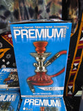 9" Pumpkin 2 Hose Hookah Red