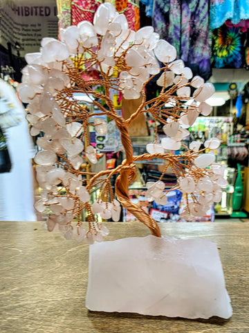 Rose Quartz Crystal Tree