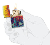 Zippo Magma Fusion 540 Tumbled Brass Windproof Lighter