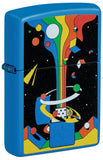 Zippo  Cosmic Zippo Design Sky Blue Matte Windproof Lighter