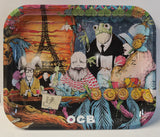 OCB | Cafe Culture Theme | Metal Rolling Tray  11.5" X 14"