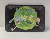 Green portal Cartoon Theme | Metal Rolling Tray | 7" X 5"