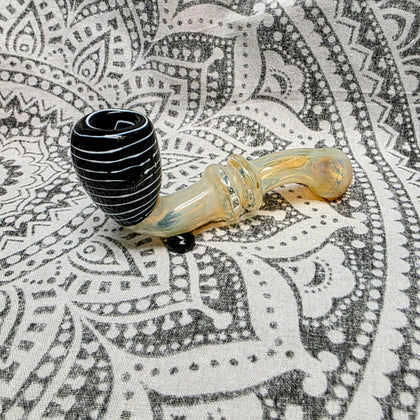 Black/White & Fumed Sherlock Pipe )
