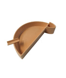 Ceramic Ashtray W/ rest + Storage Compartment