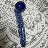 Blue&White-Color Spin Rake Look Sherlock Pipe