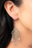Sentimental Shimmer - green-Paparazzi Earring