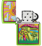 Zippo Spotted Mushrooms Design Lurid Windproof Lighter