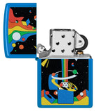 Zippo  Cosmic Zippo Design Sky Blue Matte Windproof Lighter
