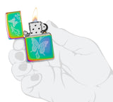 Zippo Butterfly Design Multi-Color       Windproof Lighter