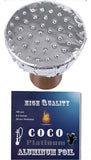 Hookah Foil with Holes, Aluminum Foils Pre-Punched, Heavy Duty Aluminum Foil Cover for Hookah Bowl Accessories (100 Foil Sheets).