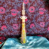 Nectar I/O Straw with 10MM Tip-Muticolored Squiggles-V1060N