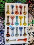 3.5” Rock Glass Heavy Assorted Handpipe