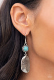 HOMESTEAD on the Range - Blue-Paparazzi Earring