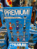 9" Pumpkin 2 Hose Hookah White