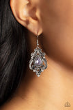 Palace Perfection - Purple-Paparazzi Earring