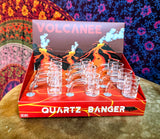 Volcanee Quartz Banger Kit-25mm Flat Top/14MM/90 Degree/Assorted Designs