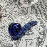 Blue&White-Color Spin Rake Look Sherlock Pipe