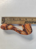 Silicone Smoking Pipe | "Sherlock" Style | Flame Design | Glass Bowl Insert
