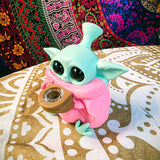 Baby Yoda Bong – Star Wars Grogu Silicone Water Pipe-Pink