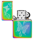 Zippo Butterfly Design Multi-Color       Windproof Lighter